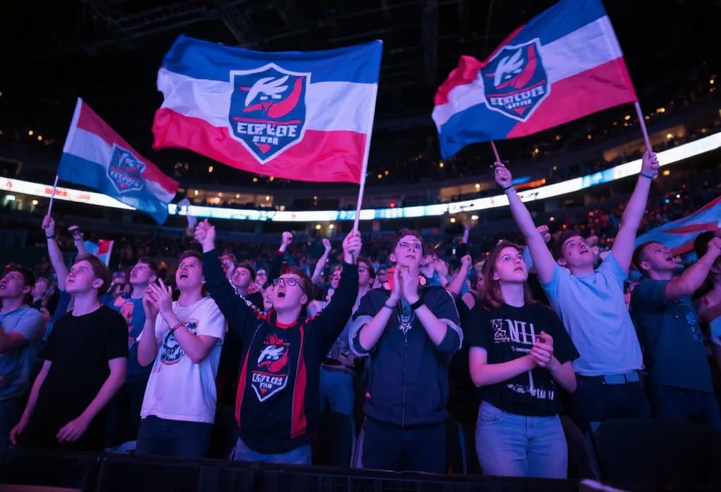 欧洲电竞粉丝的激情